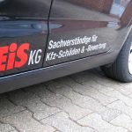 Autobeschriftung für die EisKG in Mönchengladbach.