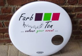 Beklebung Bass Drum / FarbTon