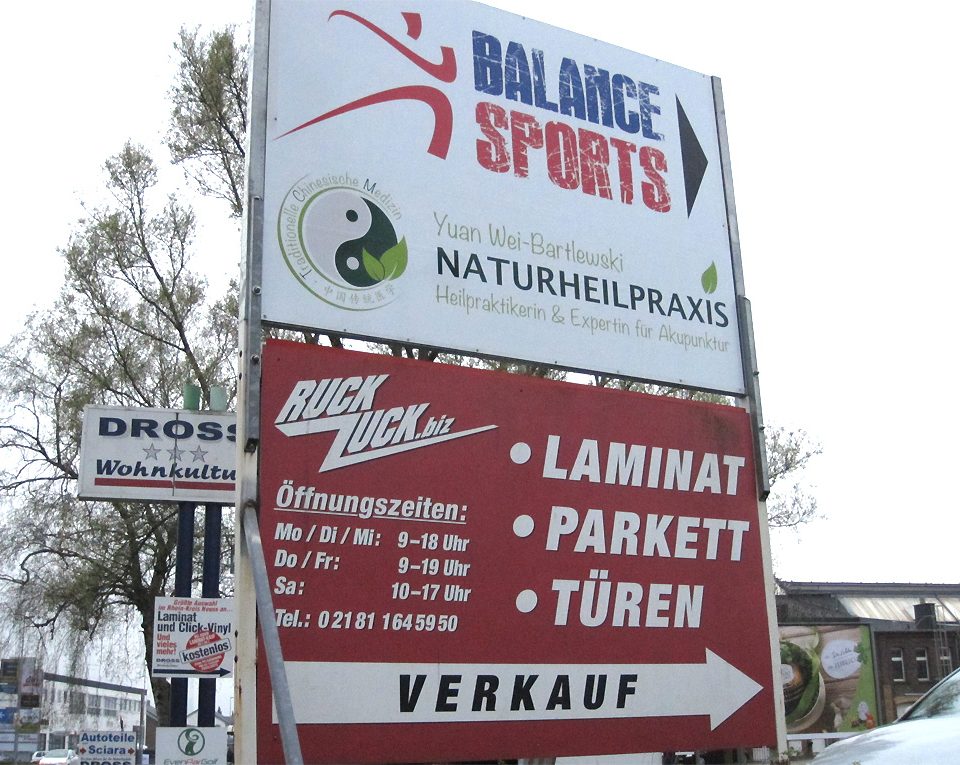 Wegweiser / Balance sports / Grevenbroich