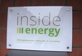 Werbeschild / inside-energy
