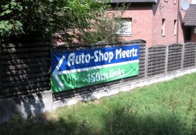 Banner / Auto-Shop Meertz / Viersen