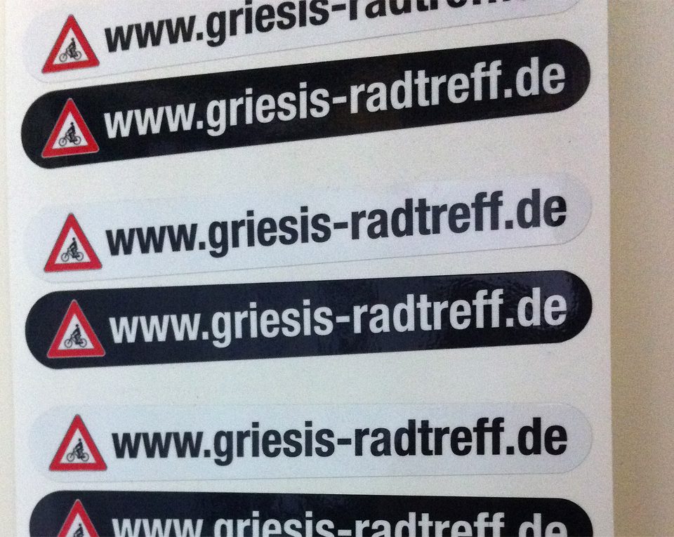Aufkleber / Griesi’s Radtreff