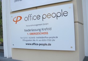 Firmenschild / Office People