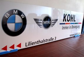 Dibondschild / KOHL automobile GmbH