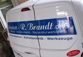 Autobeschriftung / Druckluft Brandt