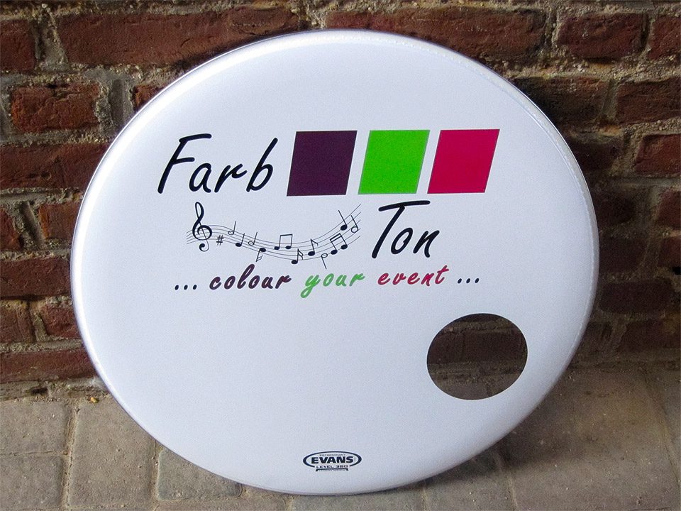 Beklebung Bass Drum / FarbTon