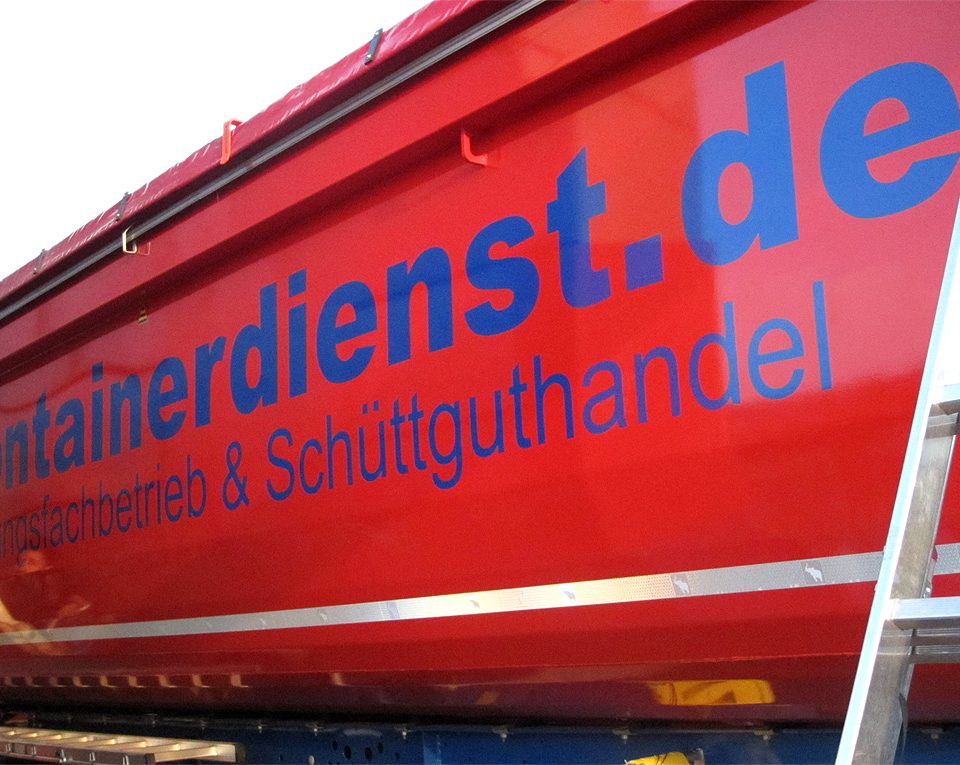 Containerbeschriftung / AS-Containerdienst