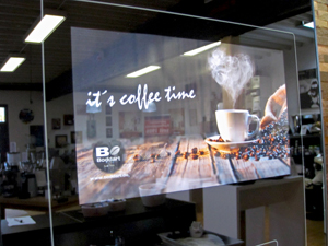 Bernd Boddart Kaffeemaschinen Display Digitaldruck