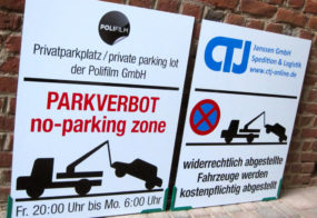 Parkverbotschild / Grevenbroich
